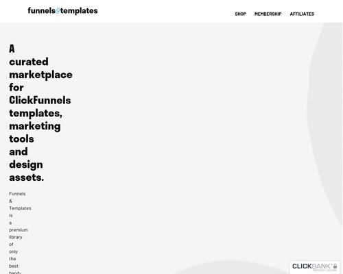 Funnels & Templates – Premium ClickFunnels Templates & Design Assets