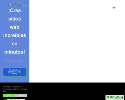 QuickBuilder – Constructor de Sitios Web Online