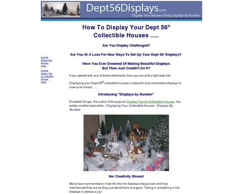 Displaying Your Collectible Houses.