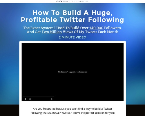 Twitter Made Simple – Build A Huge Twitter Following FAST
