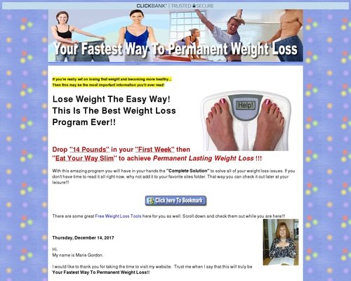 Fastest Way To Permanent Weight Loss.