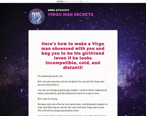 Virgo Man Secrets