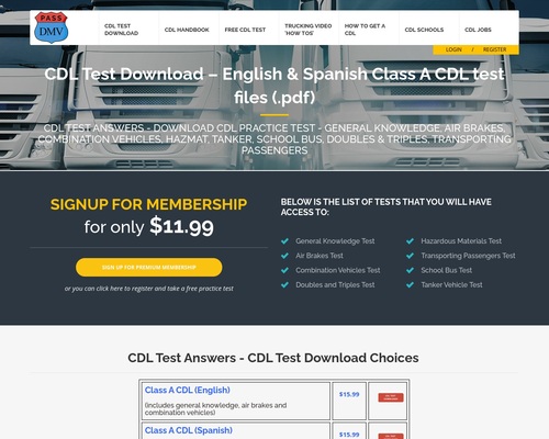 CDL TEST ANSWERS  CDL-TEST.com