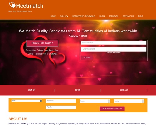 Vrinda Rao’s Marriage Bureau- Meetmatch.com.