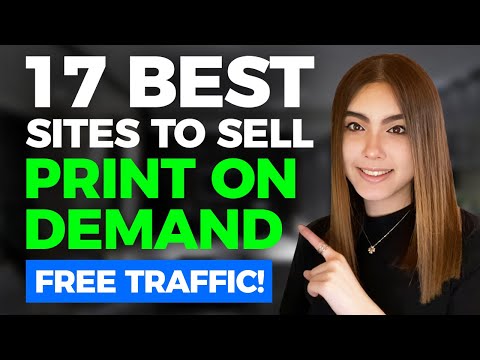 17 BEST Websites to Sell Print on Demand (FREE TRAFFIC)
