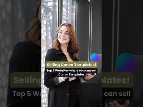 Top 5 Websites where you can sell Canva Templates #canva #aminsati