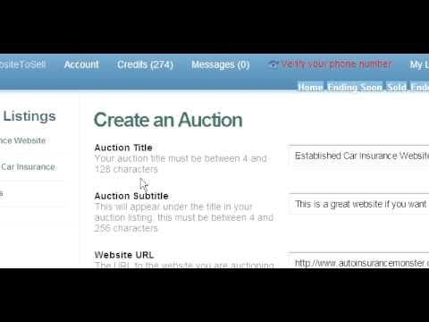 Websites For Sale – Making a Listing at Website To Sell
