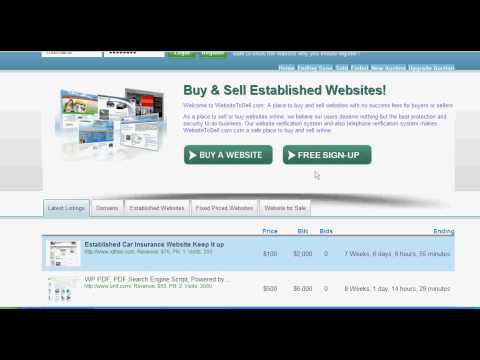 Websites For Sale Marketplace Website Preview