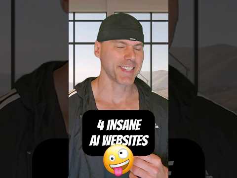 4 INSANE AI Websites for you to use! 😜 #ai #websites #artificialintelligence #aitools