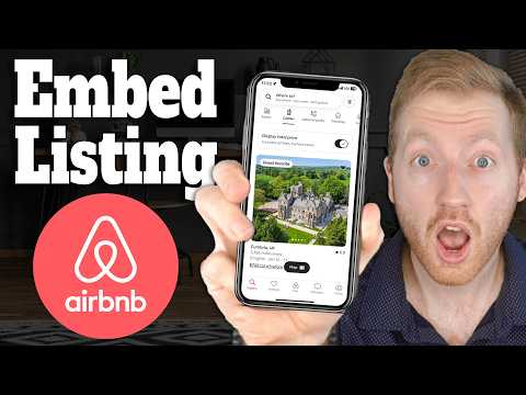How to EMBED Your Airbnb Listing on Your Website (in 10 Seconds)