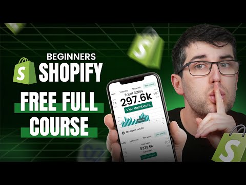 Beginners Guide to Building an Ecommerce Business on Shopify in 2025 Course (with free cheat sheet)