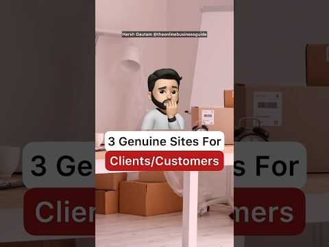 3 Genuine Websites To Get Clients & Customers #marketing #sidehustle