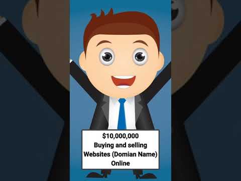 make money online by Buying and selling websites or domain names