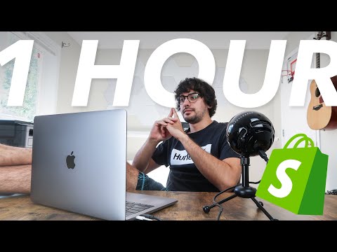 I built a profitable Shopify store in 1 hour 👀