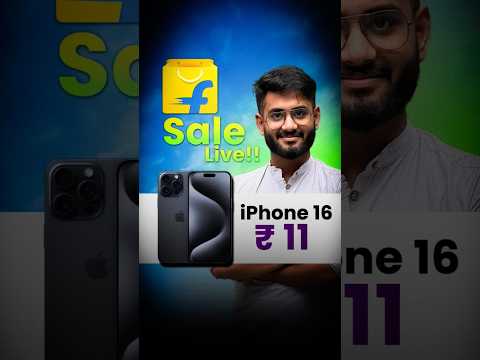 Iphone 16 in just 11₹ 😳 on Flipkart Sale | The Harsh Reality | #shorts  #iphone