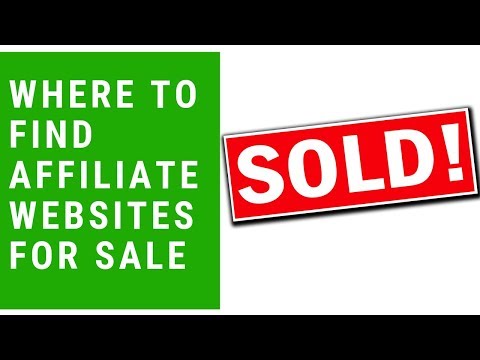 Where To Find Affiliate Websites For Sale