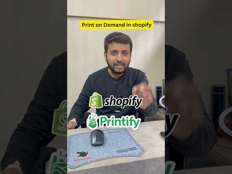 Print on Demand Explained in 1 Minute | POD #dropshipping #printify #shopify #shopifytipsandtricks