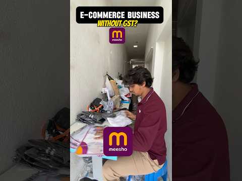 How to sell Meesho without GST 😱 #meeshoseller #minivlog #ecommerce #WithoutGST