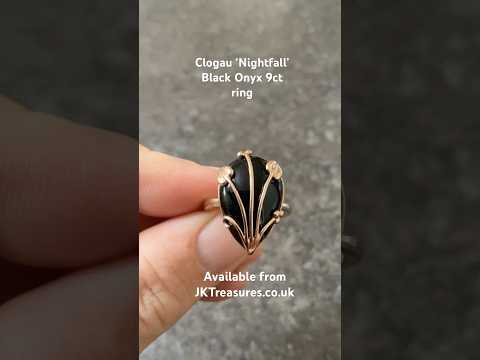 #JKTreasures.co.uk: The fabulous Clogau 9ct ‘Nightfall’ Black Onyx ring in yellow and rose gold