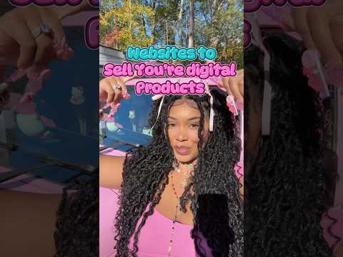 Websites you can use to sell digital products💰 #shorts30 #digitalproducts #ebooks #courses #shorts