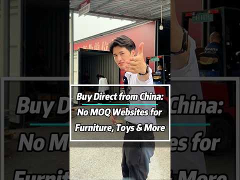 Buy Direct from China: No MOQ Websites for Furniture, Toys & More#furniture #lighting #tiles #toys