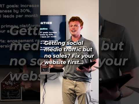 No social media sales? Fix your website first 👇