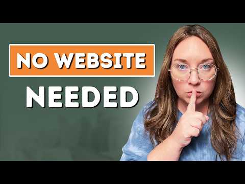 I Sell $31,756/mo online WITHOUT a Website! (Here's how)