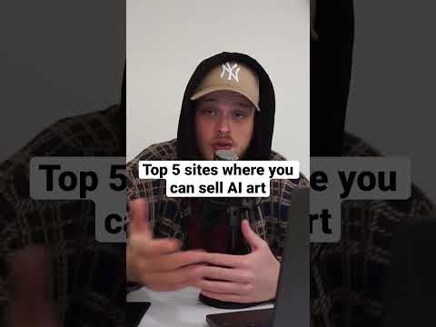 Top 5 sites where you can sell AI art #aiart #digitalart #howtosellonline #aidesign #aiplatform #ai