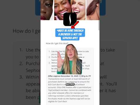 FREE $25 WORTH OF ITEMS AT SEPHORA!! Runnnn! Ends 12/10 Follow all instructions: Heres what you need