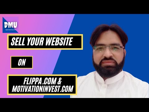 Sell your website | Sell your business online | Motioninvest.com|Digital Marketing Urdu | Flippa.com