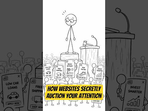 How websites secretly auction your attention