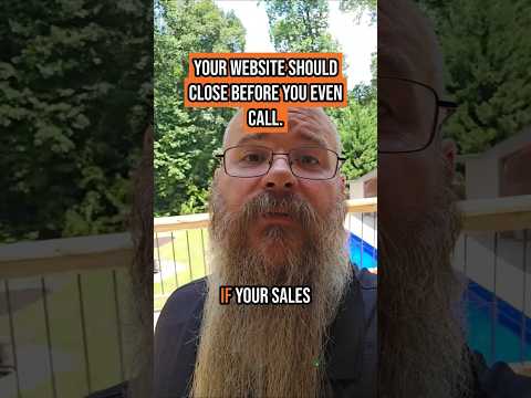 Stop Selling on Every Call, Let Your Website Do It  #servicebusiness #localbusiness