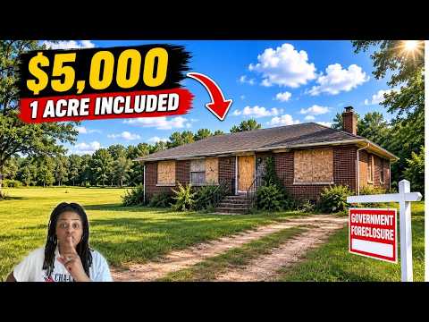 This Government Website Is Selling A Foreclosed Home With 1 Acre For $5,000!
