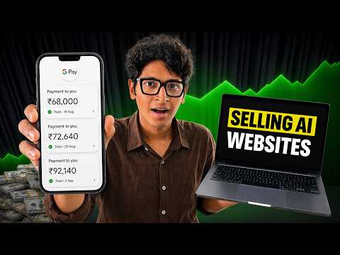 THIS Guy Makes 3Lakhs/month Selling AI Websites (Explained)